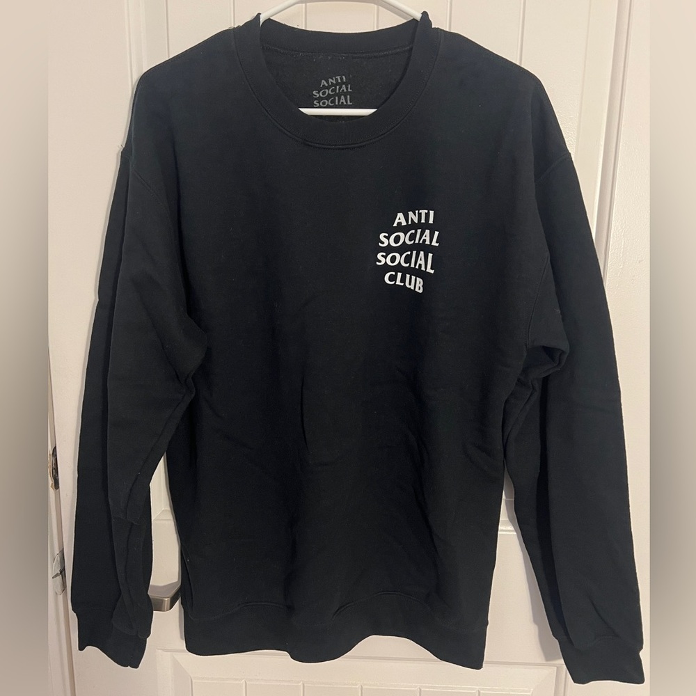 ANTI SOCIAL SOCIAL CLUB Black Sweatshirt Unisex